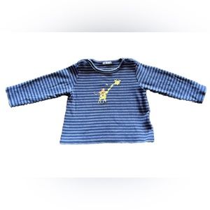 Boutchou Striped Long Sleeve Baby Top